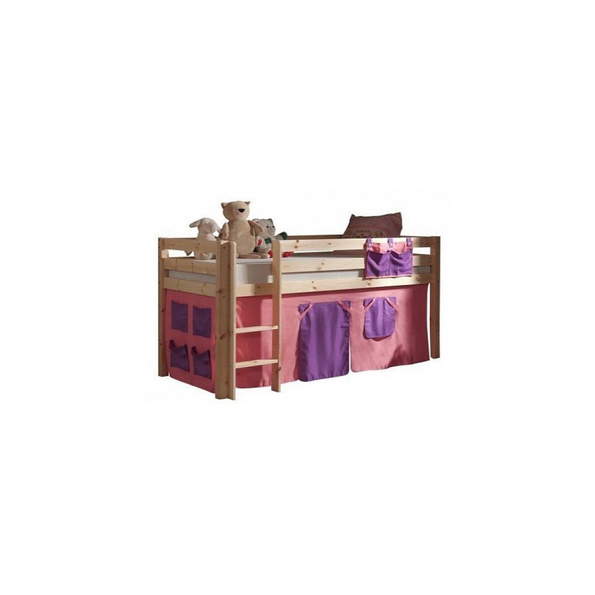 Voir la diapositive 2 : Paris Prix Tente textile pour lit  pino rose  rose