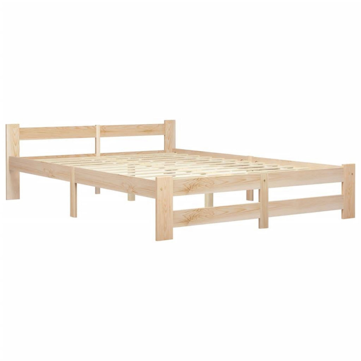 VIDAXL Cadre de lit de palette sans matelas 180x200 cm bois massif pin