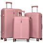 Voir la diapositive 1 : Cactus Lot de 3 valises rigides dont une valise cabine TSA