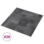 Voir la diapositive 2 : VIDAXL Dalles de plancher autoadhesive 20 pcs PVC Structure a bois