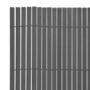 Voir la diapositive 3 : VIDAXL Cloture de jardin Double face PVC 90 x 500 cm Gris