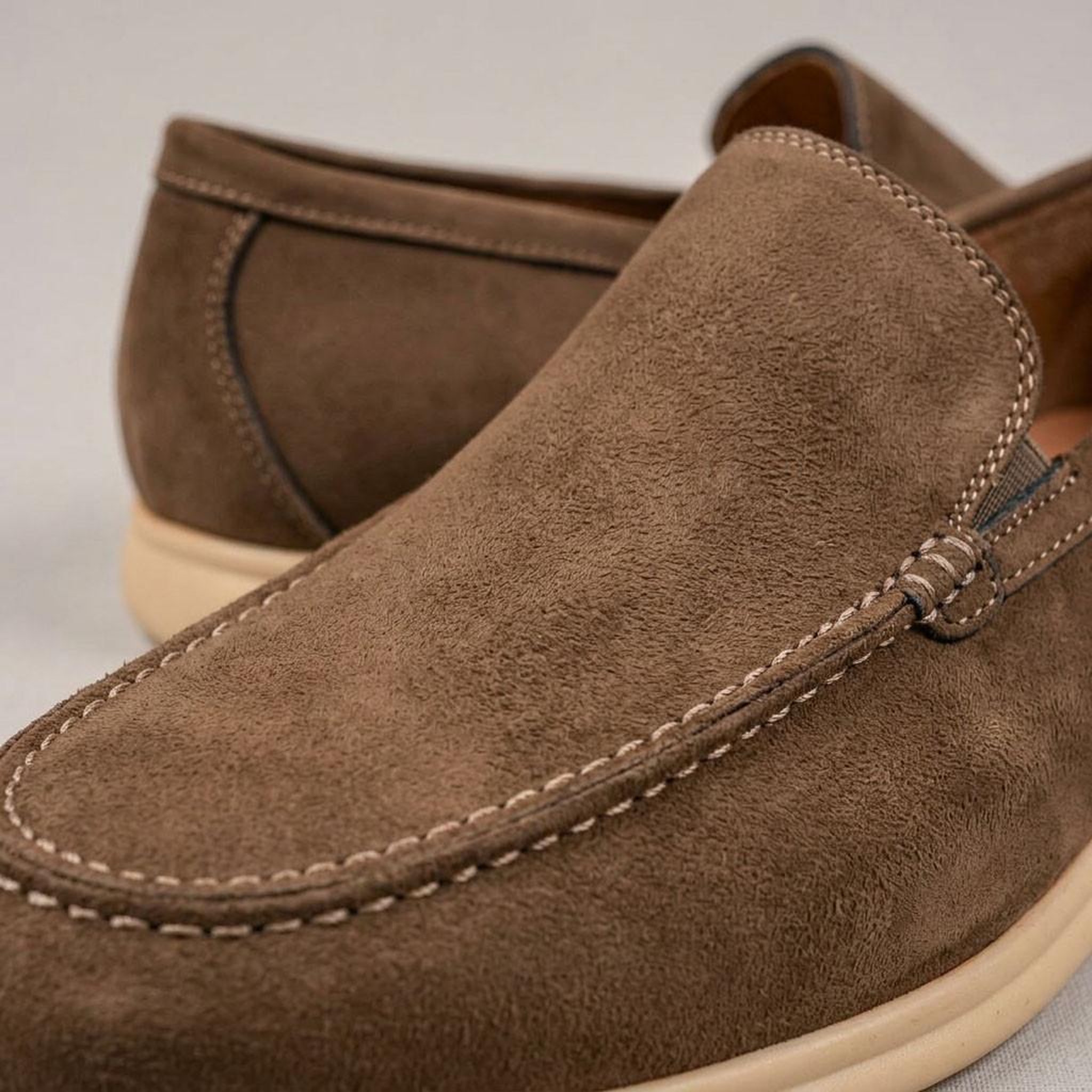 Voir la diapositive 6 : OZABI OZABI Mocassins Homme Premium Suédine Confort Slip-On