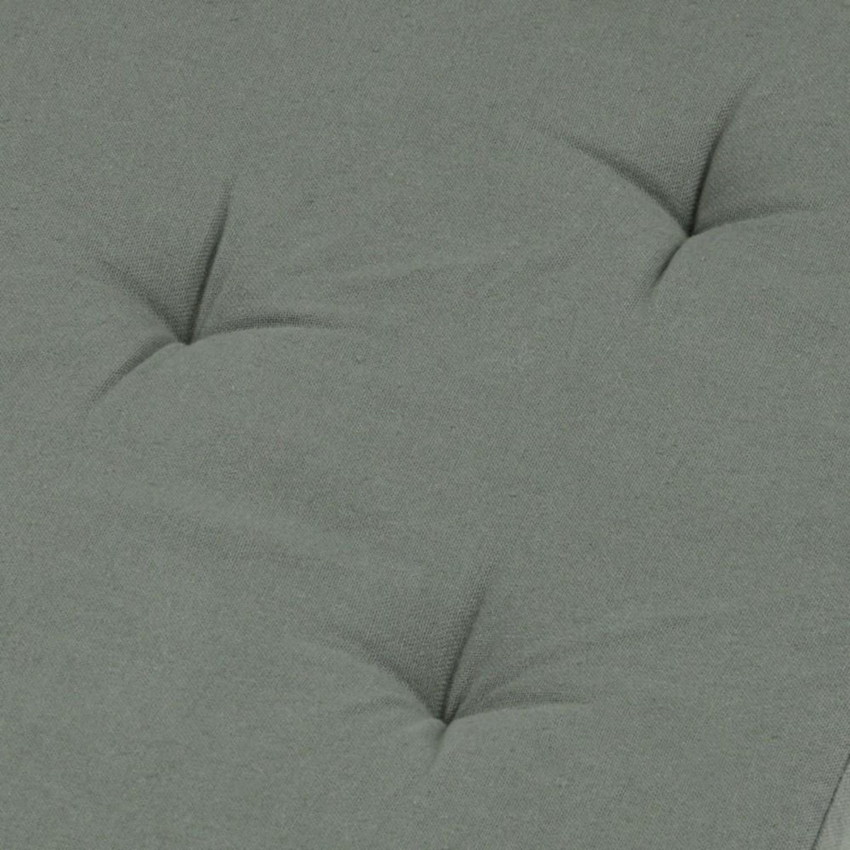 STOF Lot de 4 galettes de chaise Duo velcro 38x38 Vert Lin