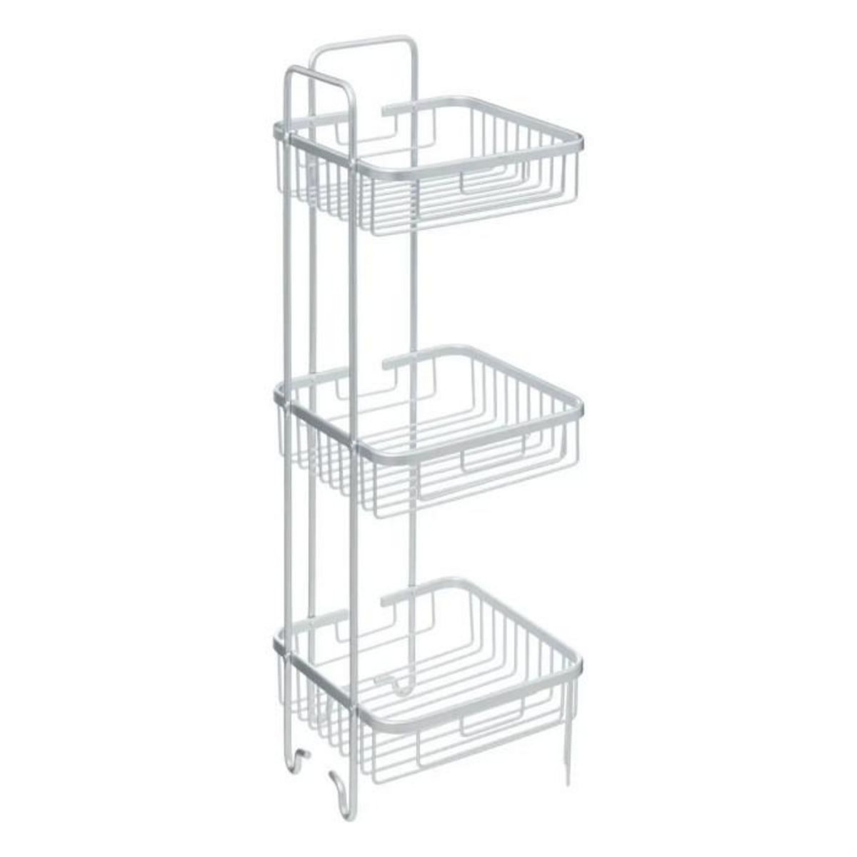 FIVE Étagère Salle de Bain  3 Niveaux  71cm Argent