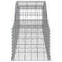 Voir la diapositive 5 : VIDAXL Paniers a gabions arques 3 pcs 300x50x40/60 cm fer galvanise