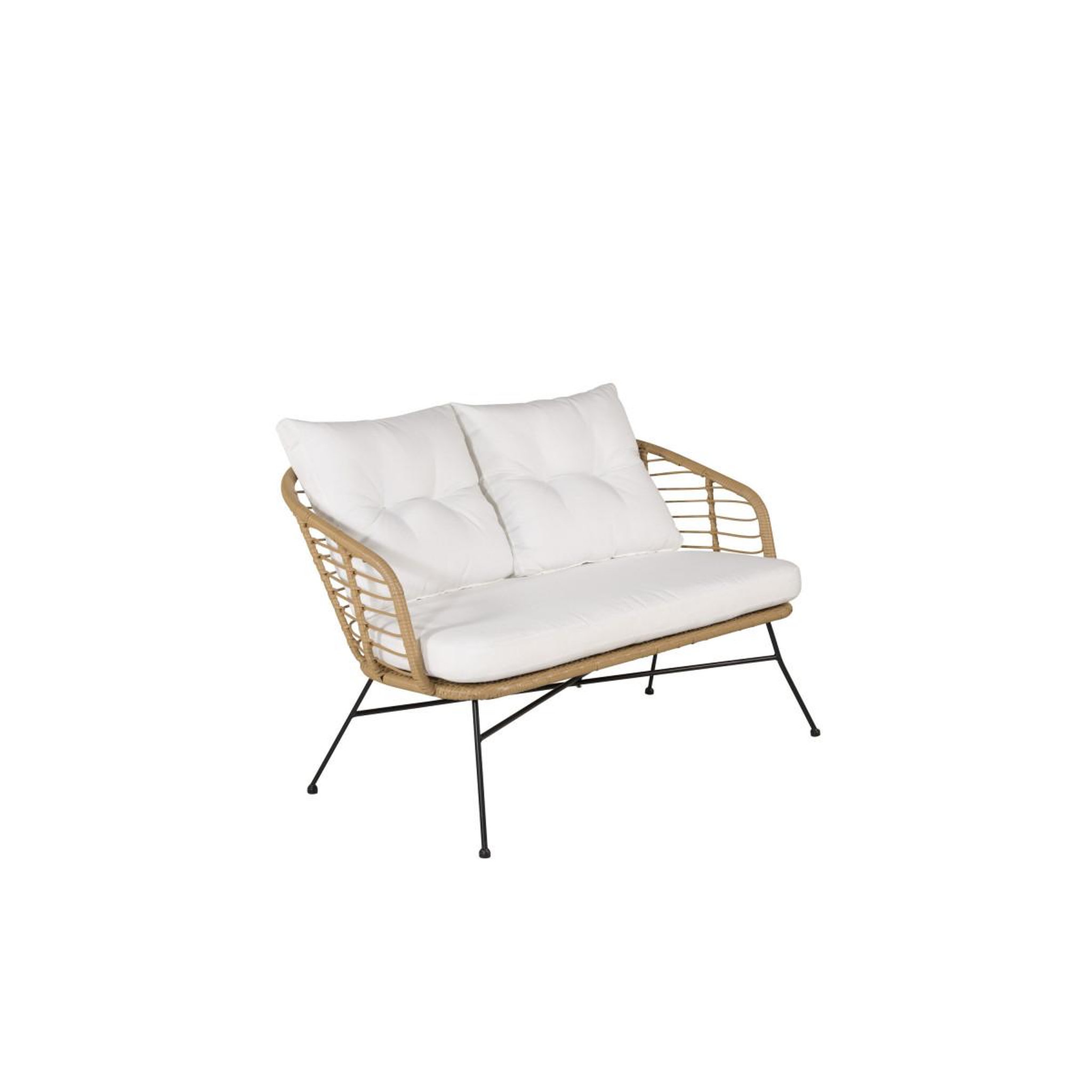 Voir la diapositive 4 : Paris Prix Salon de jardin  viga  126cm naturel