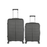 OBAGO OBAGO  -  Lot de 2  -  Valise weekend et valise cabine ANDROMEDE. Coloris disponibles : Jaune, Bleu, Rouge