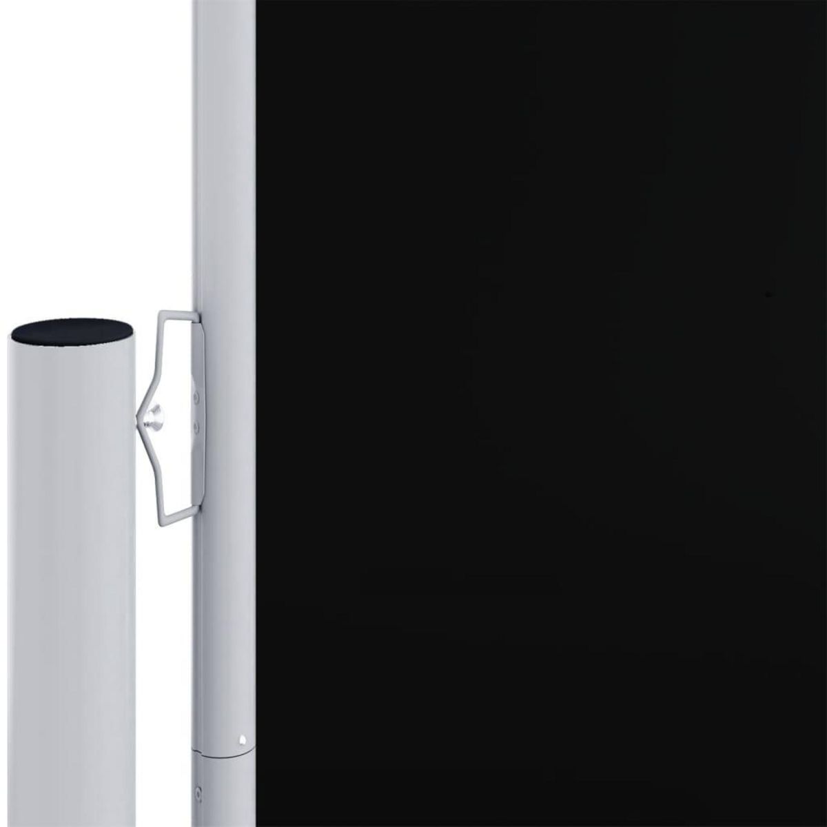 VIDAXL Auvent lateral retractable Noir 200x1200 cm