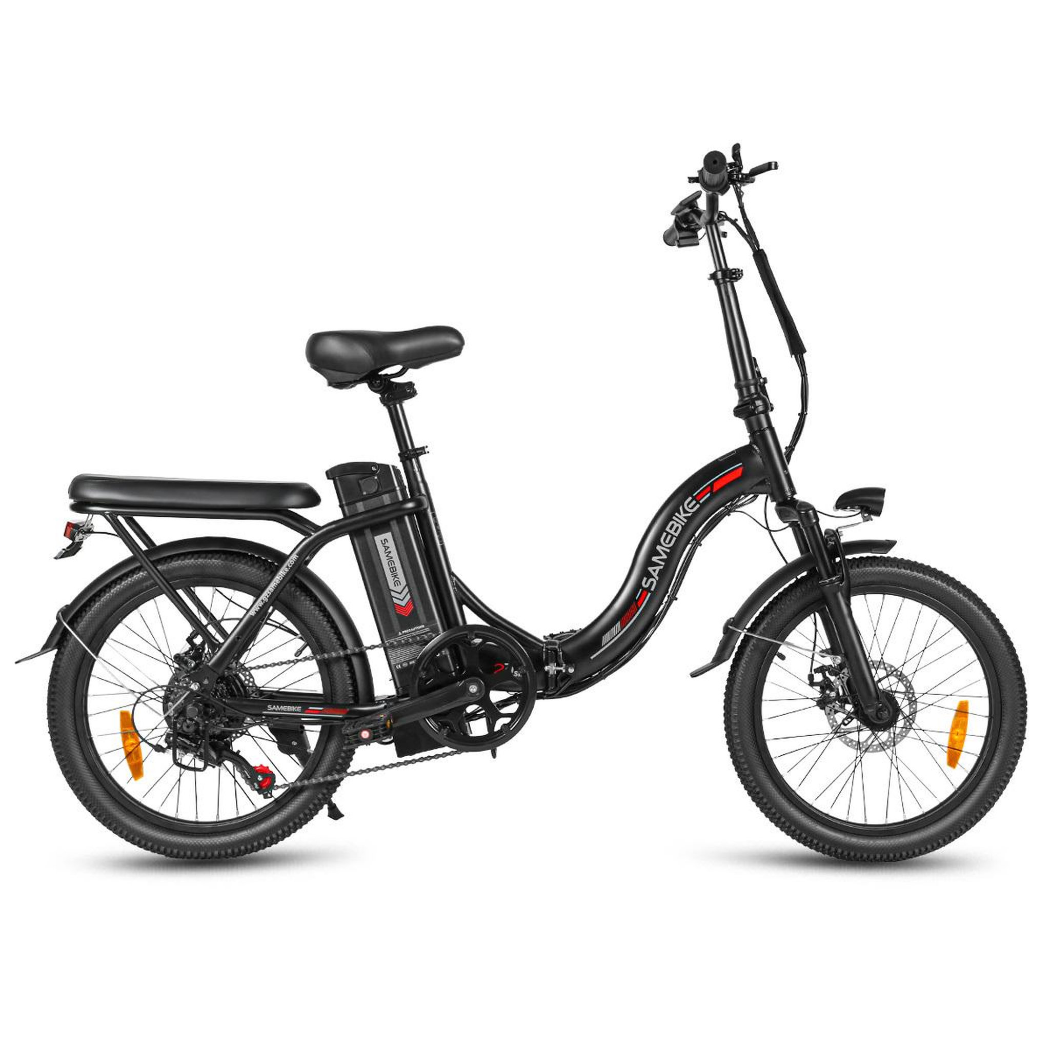 Voir la diapositive 5 : SAMEBIKE Vélo électrique pliant de ville SAMEBIKE CY20