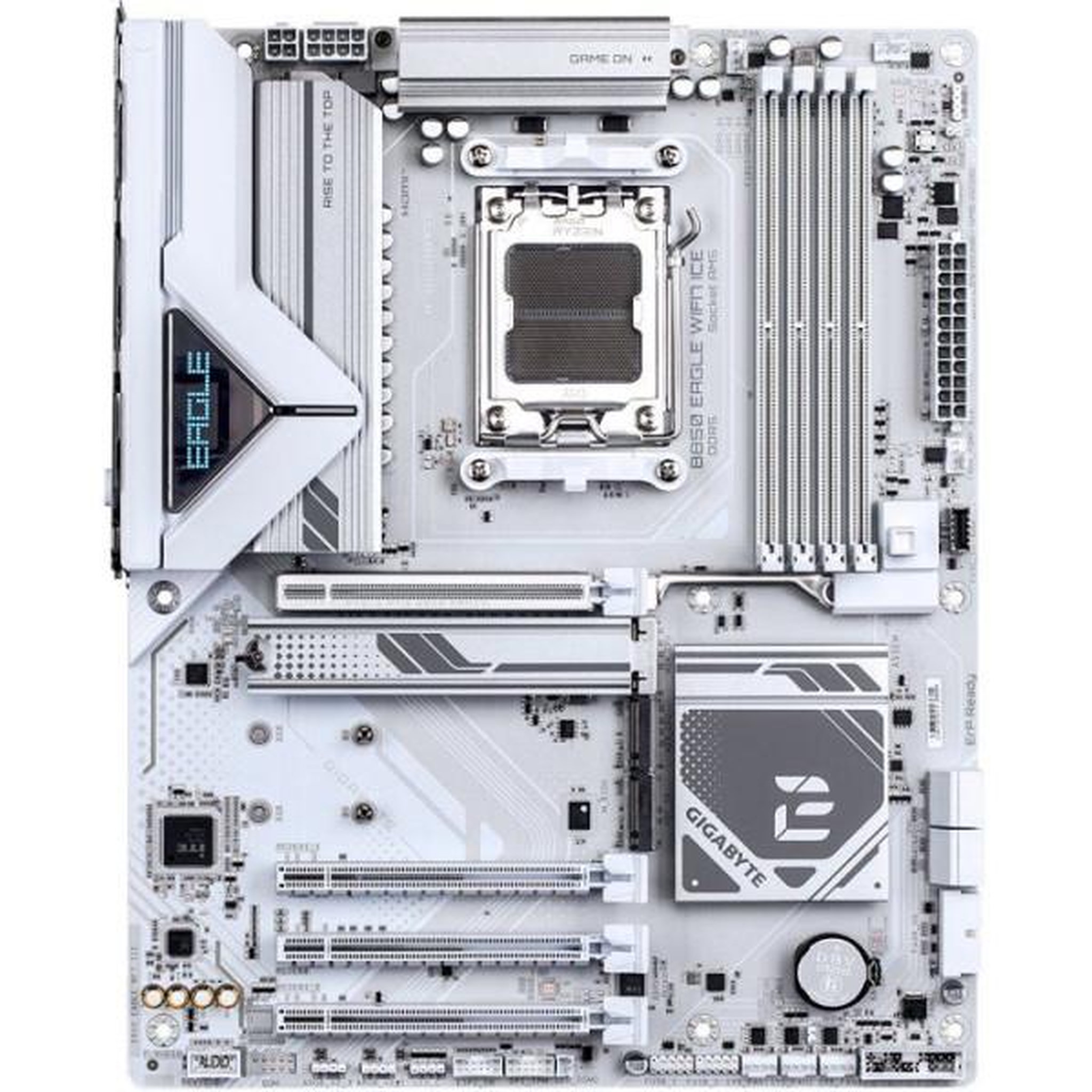 Gigabyte Carte mere - GIGABYTE - B850 EAGLE WF7 ICE - Format ATX - Chipset AMD B850 - DDR5 & PCIe 5.0 - WiFi 7