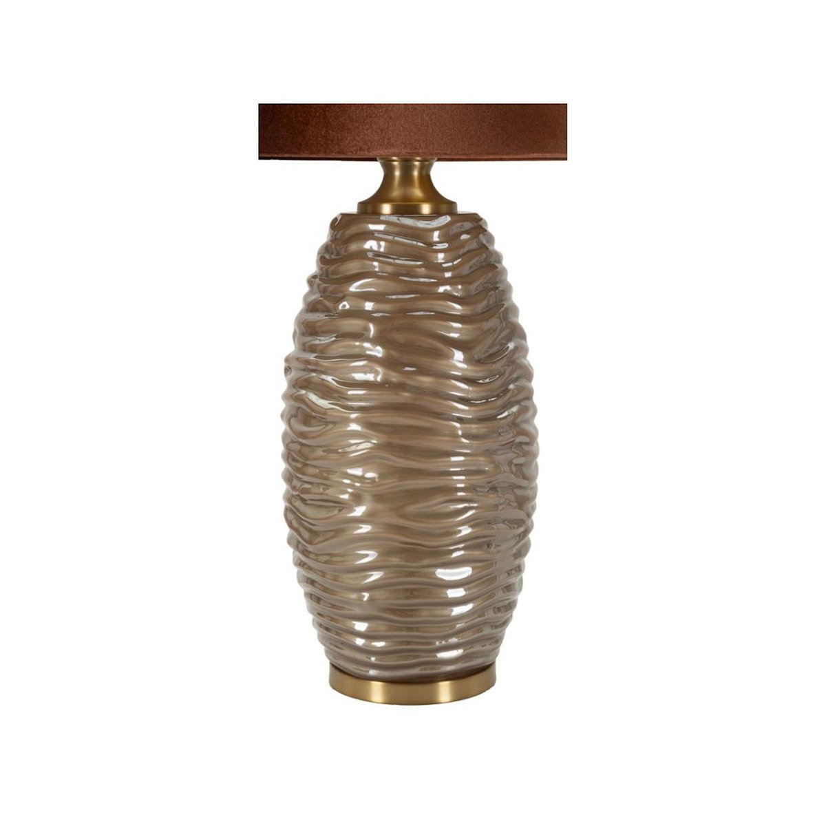 Paris Prix Lampe à Poser Design  Prague  79cm Marron