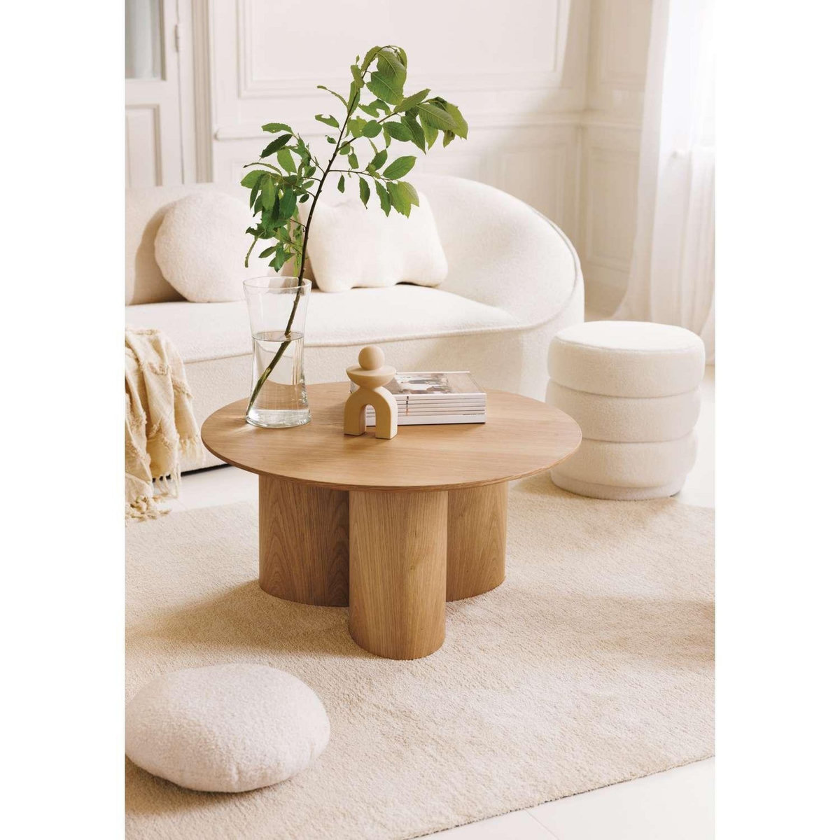 ATMOSPHERA Table basse design en bois ALIONA - Marron