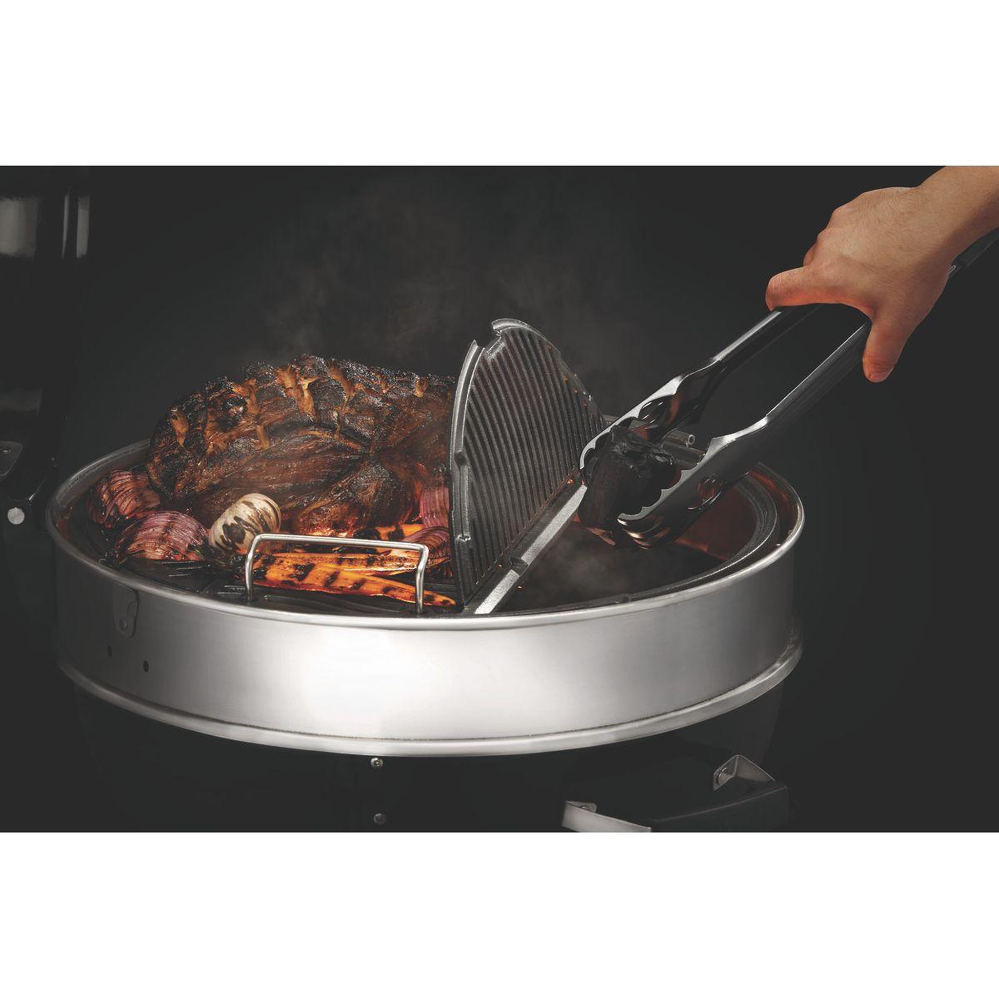 Voir la diapositive 4 : NAPOLEON Barbecue charbon kettle pro  noir sur pieds 47cm
