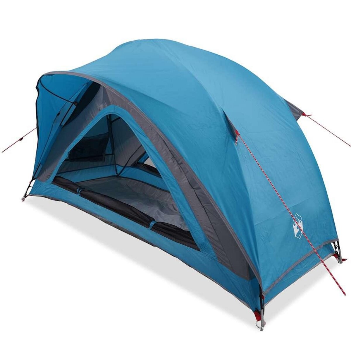 VIDAXL Tente de camping 1 personne bleu impermeable