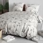 Voir la diapositive 3 : ATELIER DU COTON Housse de couette 240x220 + 2 taies en coton 57 fils