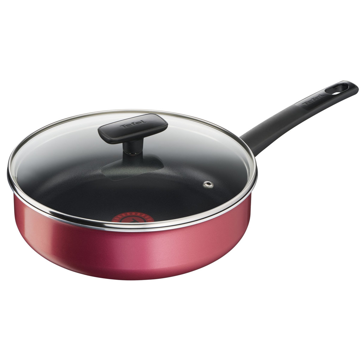 TEFAL Sauteuse INTRO Rouge surprise 24 cm 