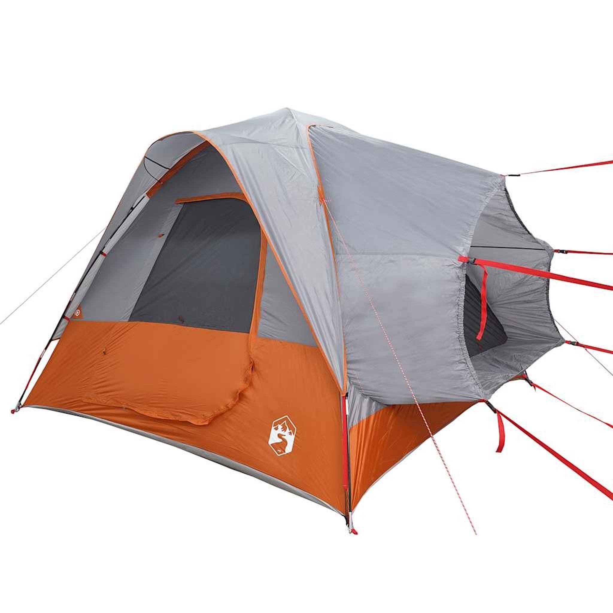 Voir la diapositive 5 : VIDAXL Tente de voiture 4 personnes gris et orange impermeable