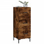 Voir la diapositive 3 : VIDAXL Buffet Chene fume 34,5x34x90 cm Bois d'ingenierie