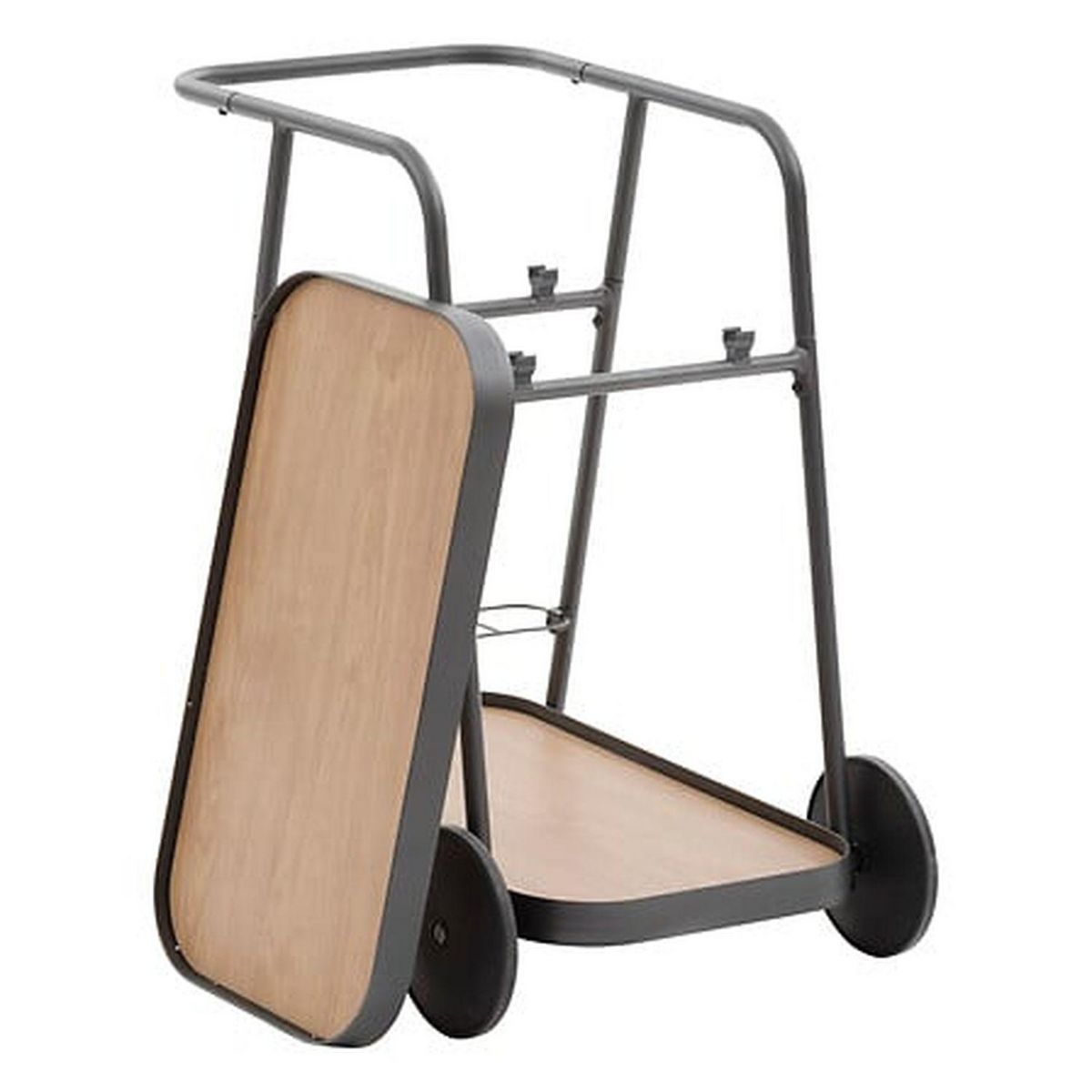 HESPERIDE Desserte de jardin en aluminium EASINESS - Honey et graphite