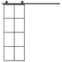 Voir la diapositive 3 : VIDAXL Porte coulissante avec kit de quincaillerie 76x205 cm Verre ESG