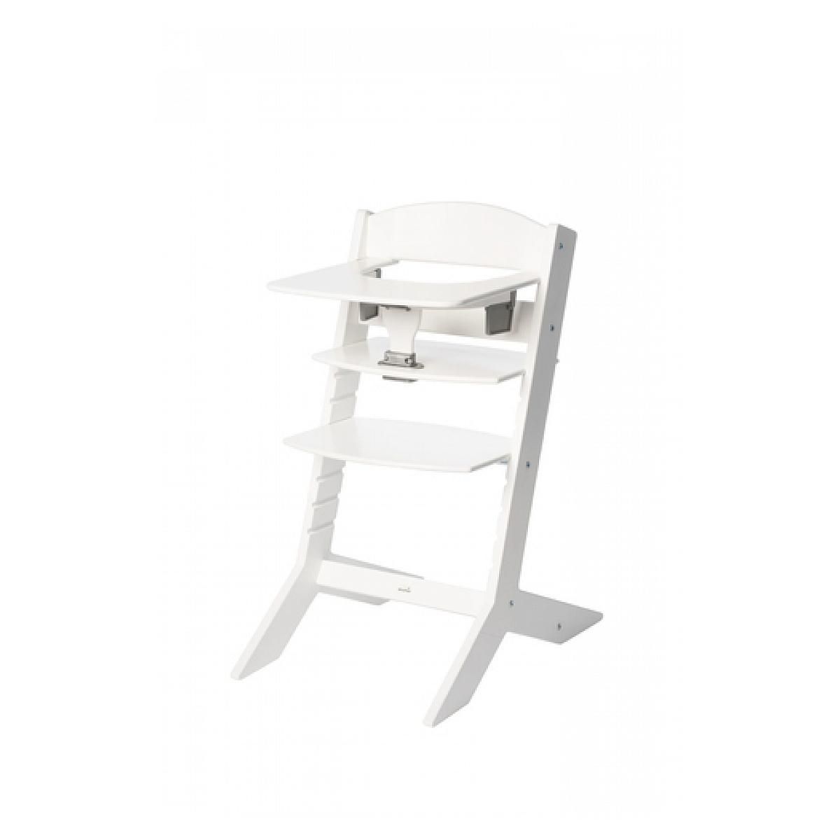 GEUTHER Chaise Haute Évolutive Geuther Syt Arceau en Blanc, Sécurisée et Confortable
