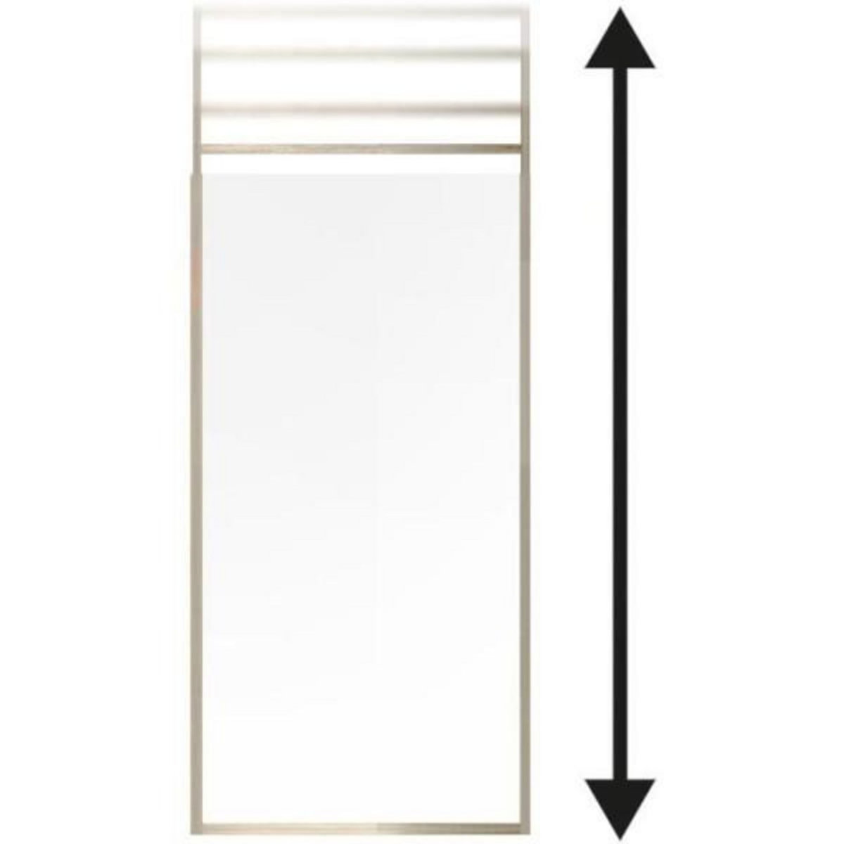 GELCO Pare Baignoire 1 volet - GELCO - ONLY Gold - 70 x 155 / 210