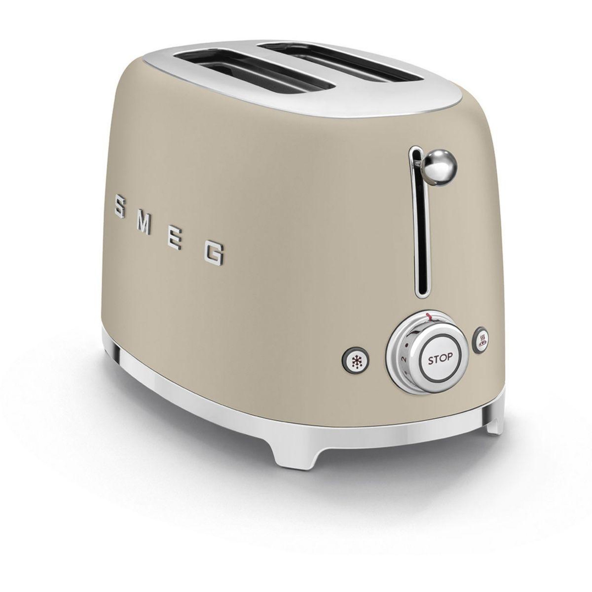 Voir la diapositive 5 : SMEG Grille-pain tsf01mlmeu années 50 beige lin