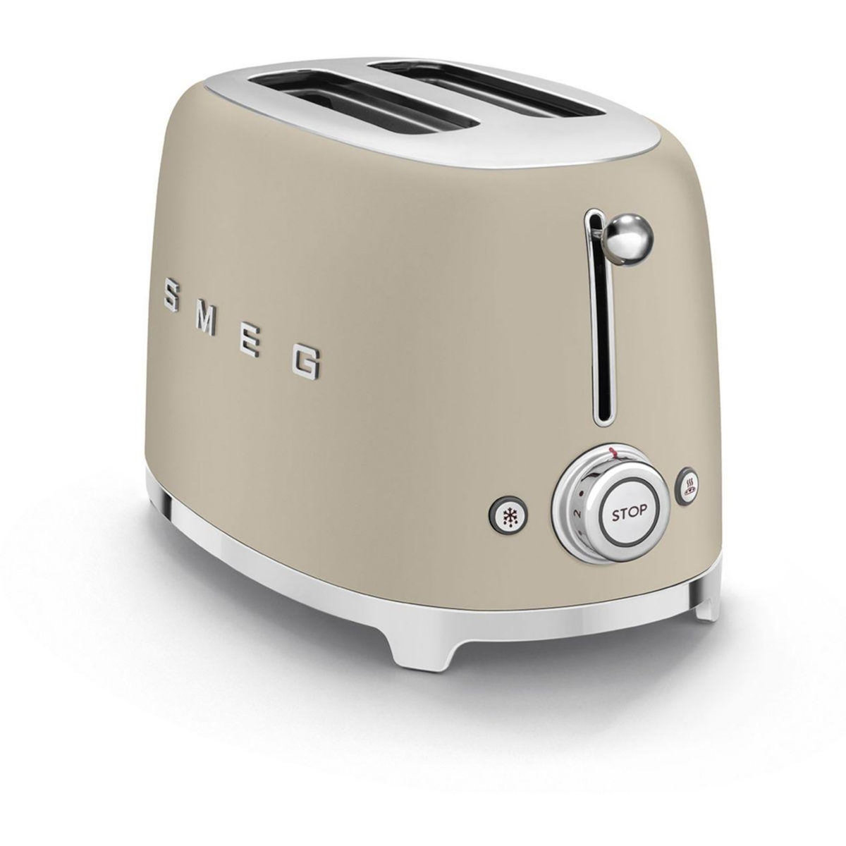 SMEG Grille-pain TSF01MLMEU Années 50 Beige lin