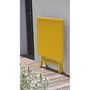 Voir la diapositive 3 : Paris Prix Table de Jardin Pliante  Marius  70cm Moutarde