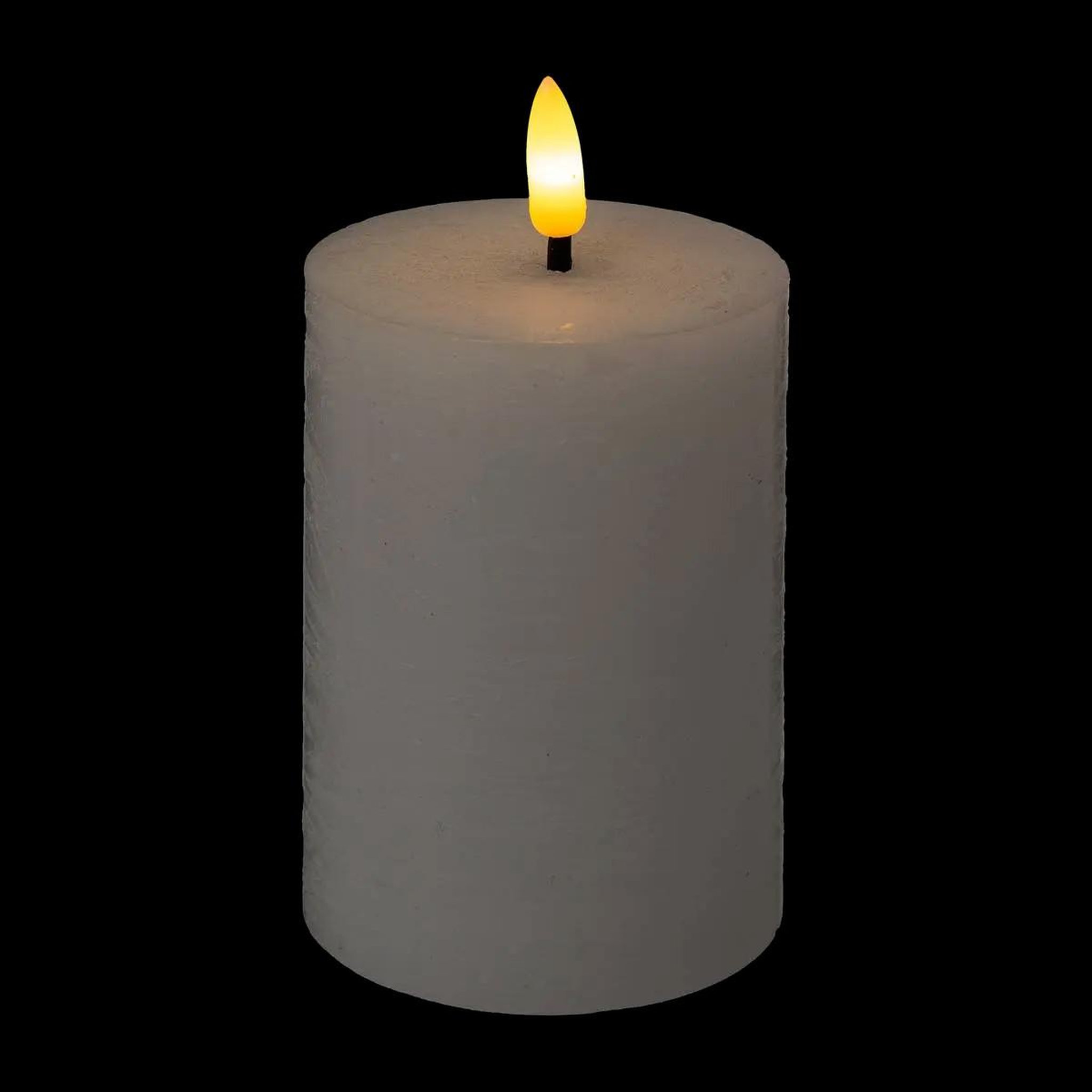 Voir la diapositive 2 : ATMOSPHERA Bougie déco à led  molia  13cm blanc