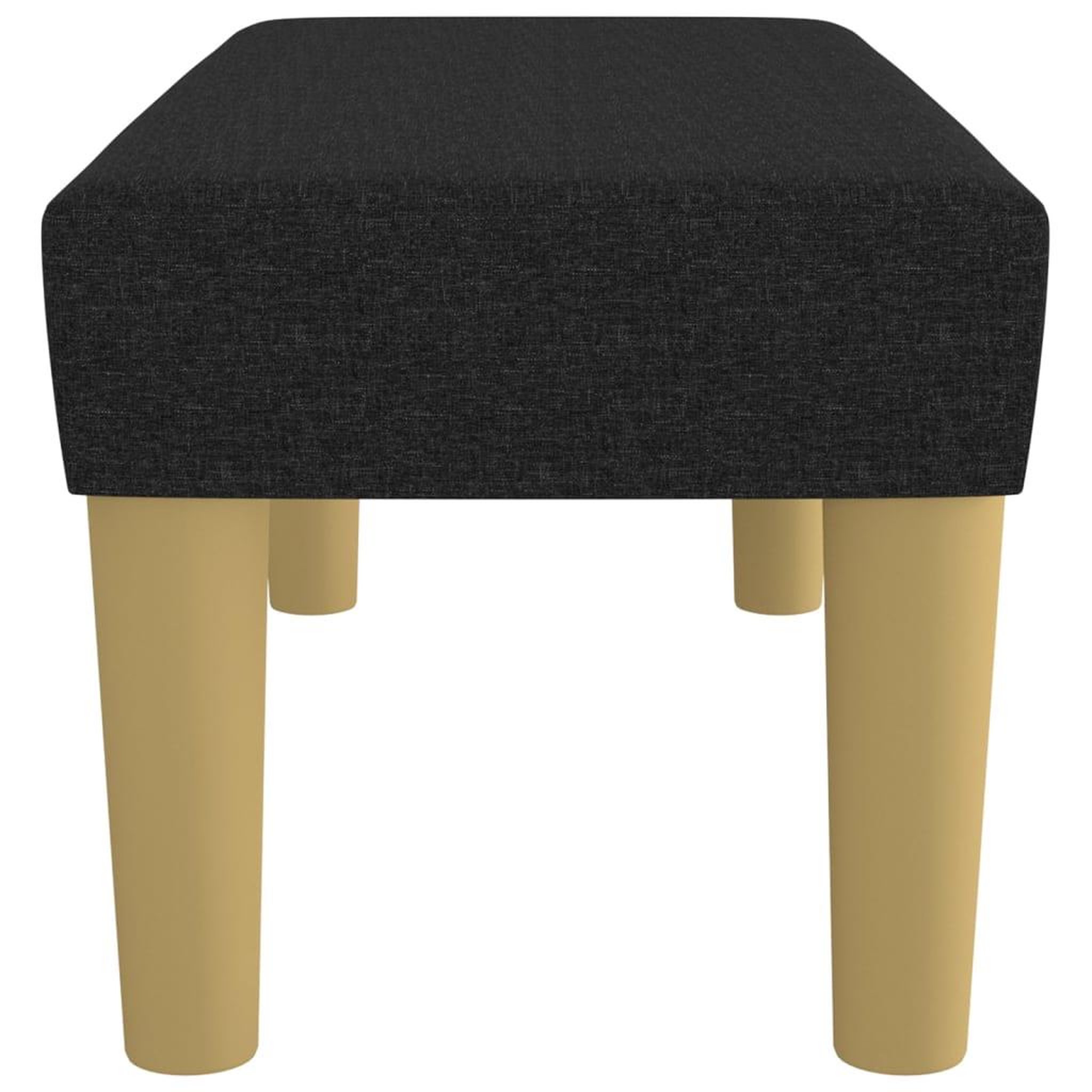 Voir la diapositive 4 : VIDAXL Banc Noir 70x30x30 cm Tissu