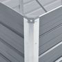 Voir la diapositive 5 : VIDAXL Lit sureleve de jardin Acier galvanise 320x80x45 cm Gris