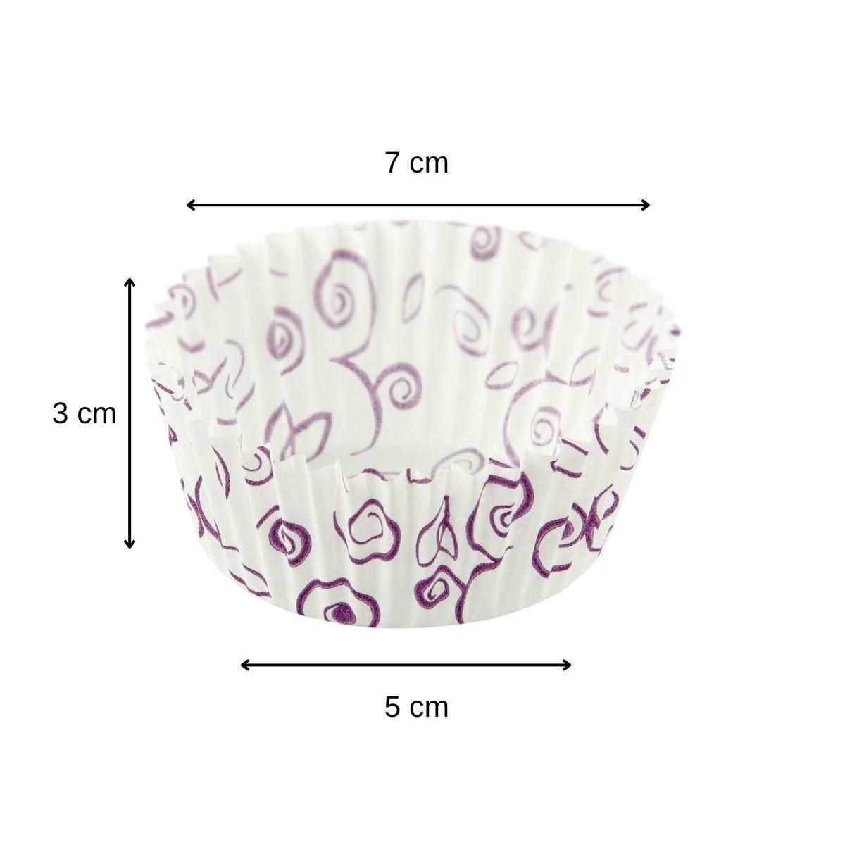 ZENKER Ensemble comprenant 50 moules à muffins en papier motif fleur violette Zenker, 2 bols à mixer en inox Fackelmann