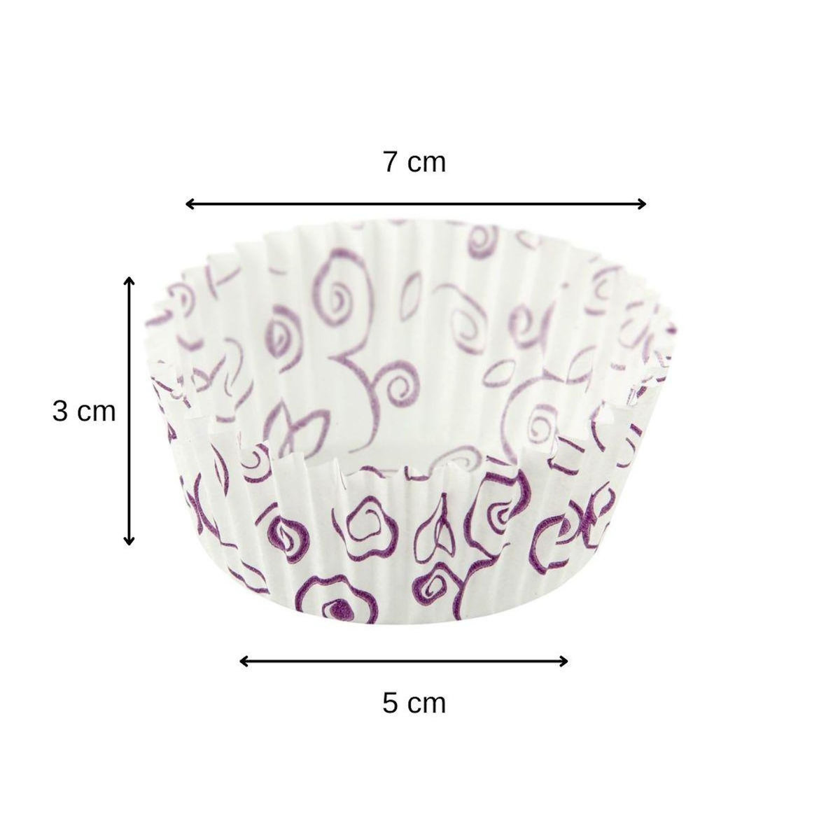 ZENKER Ensemble comprenant 50 moules à muffins en papier motif fleur violette Zenker, 2 bols à mixer en inox Fackelmann