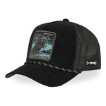 CAPSLAB Casquette trucker  premium avec filet  Nightcall. Coloris disponibles : Noir