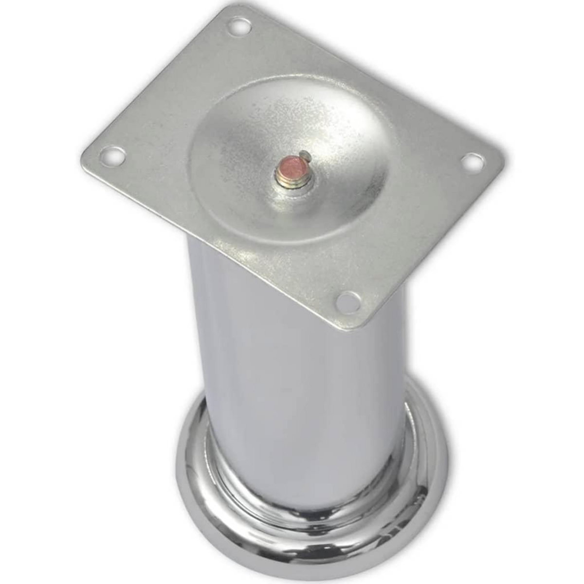 VIDAXL 4 pcs Pieds ronds de canape Chrome 180 mm