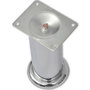 Voir la diapositive 3 : VIDAXL 4 pcs Pieds ronds de canape Chrome 180 mm