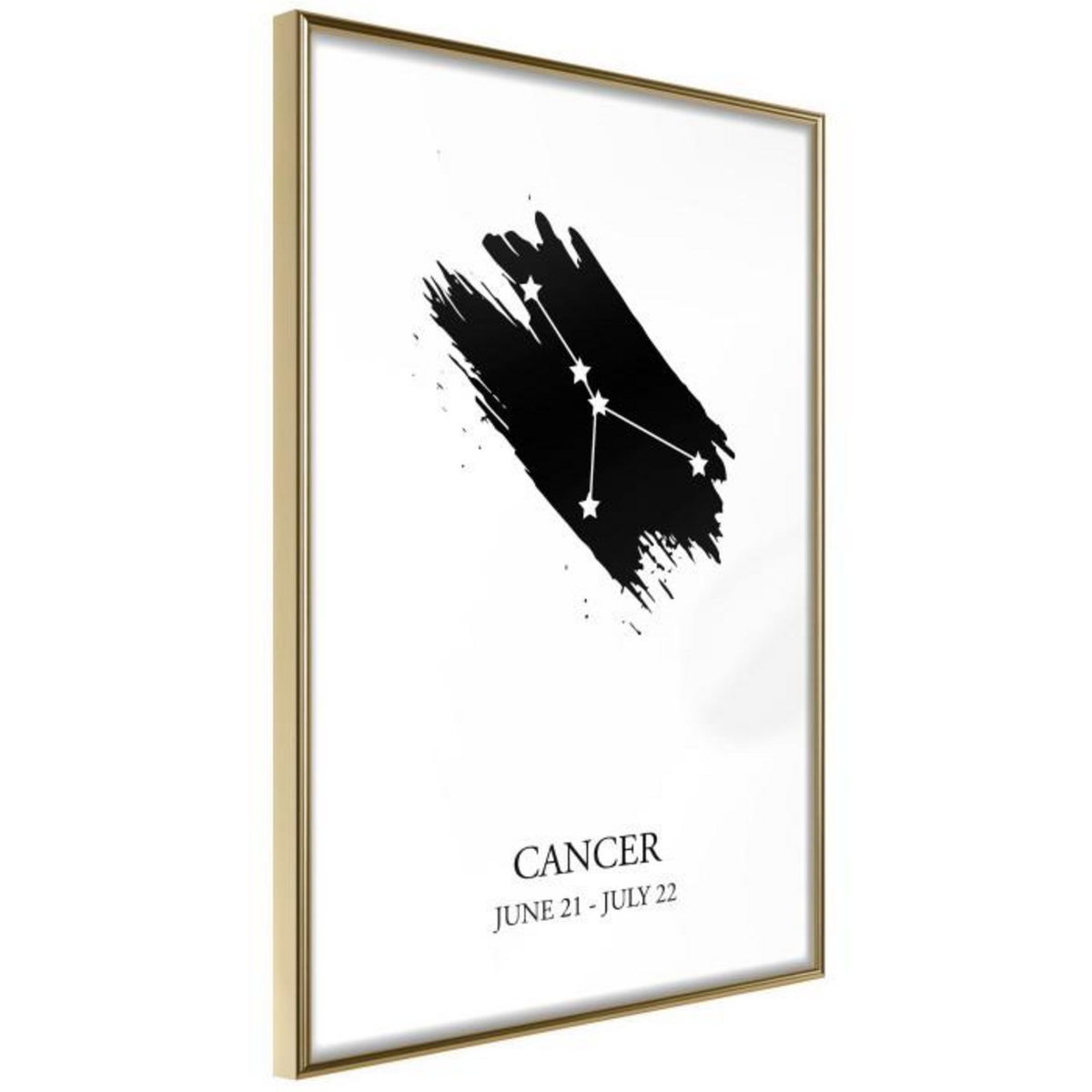 Paris Prix Affiche Murale Encadrée  Zodiac Cancer I