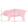 Voir la diapositive 5 : VIDAXL Jouet en peluche Cochon rose XXL