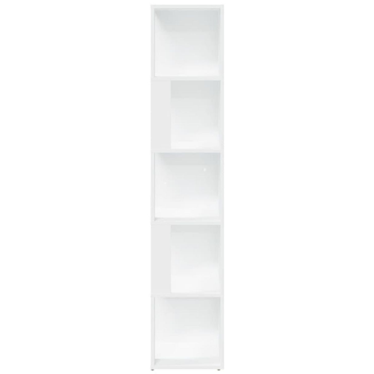 VIDAXL Armoire d'angle Blanc 33x33x164,5 cm Bois d'ingenierie