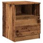 Voir la diapositive 5 : VIDAXL Table de chevet 2 pcs vieux bois 40x40x50 cm bois d'ingenierie
