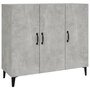 Voir la diapositive 2 : VIDAXL Buffet gris béton 90x34x80 cm bois d ingénierie