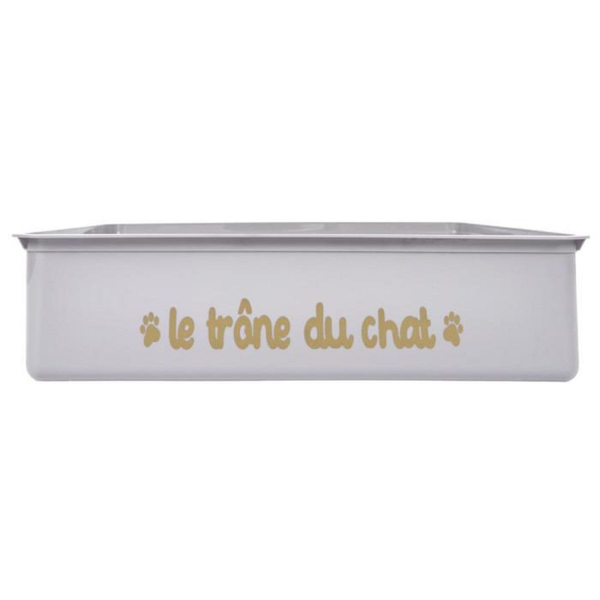 Paris Prix Bac à Litière & Pelle  Chat  42cm Gris