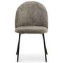 Voir la diapositive 2 : IDIMEX Lot de 2 chaises CASSIE en tissu