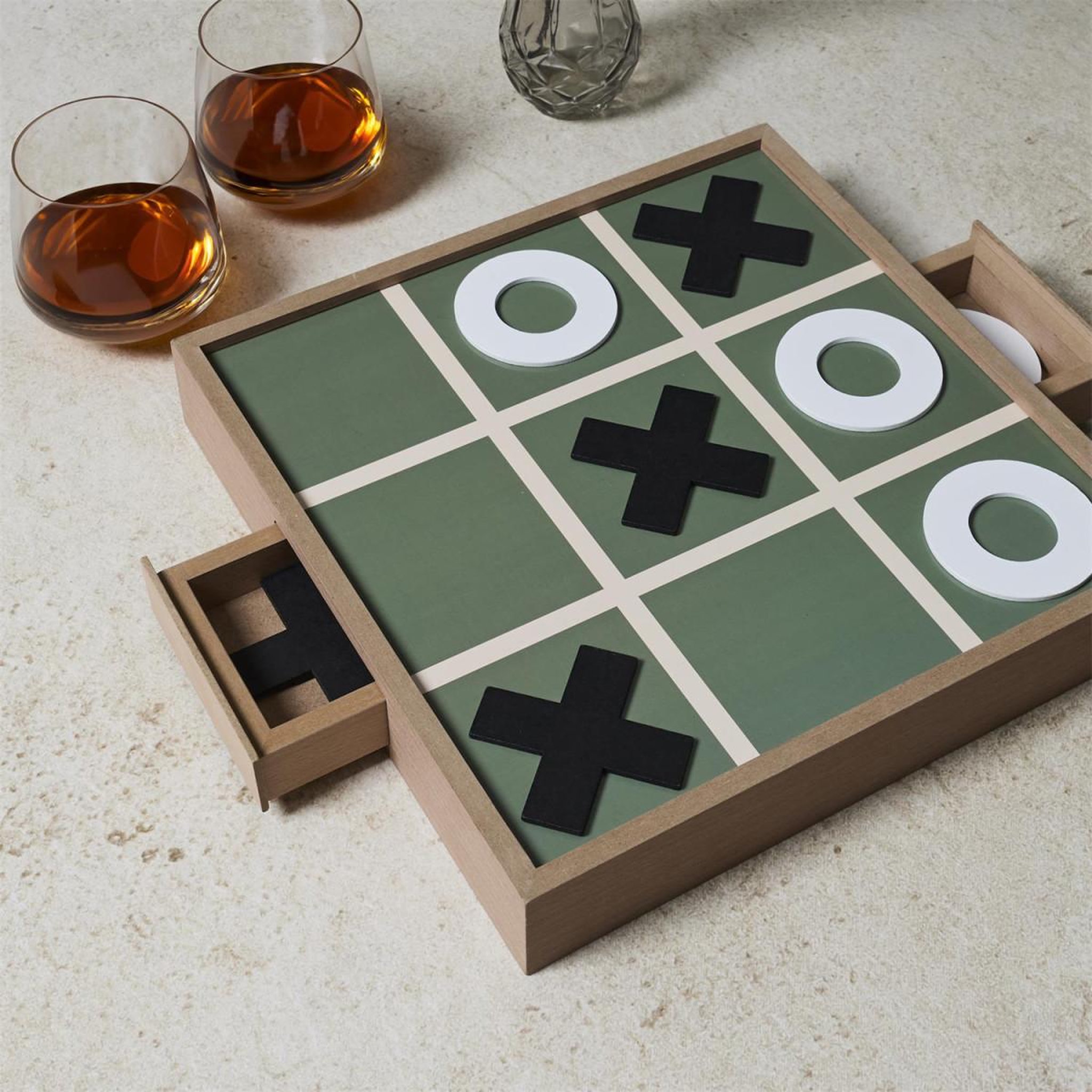 Voir la diapositive 4 : MISTER GADGET Jeu morpion  tic tac toe  30cm naturel