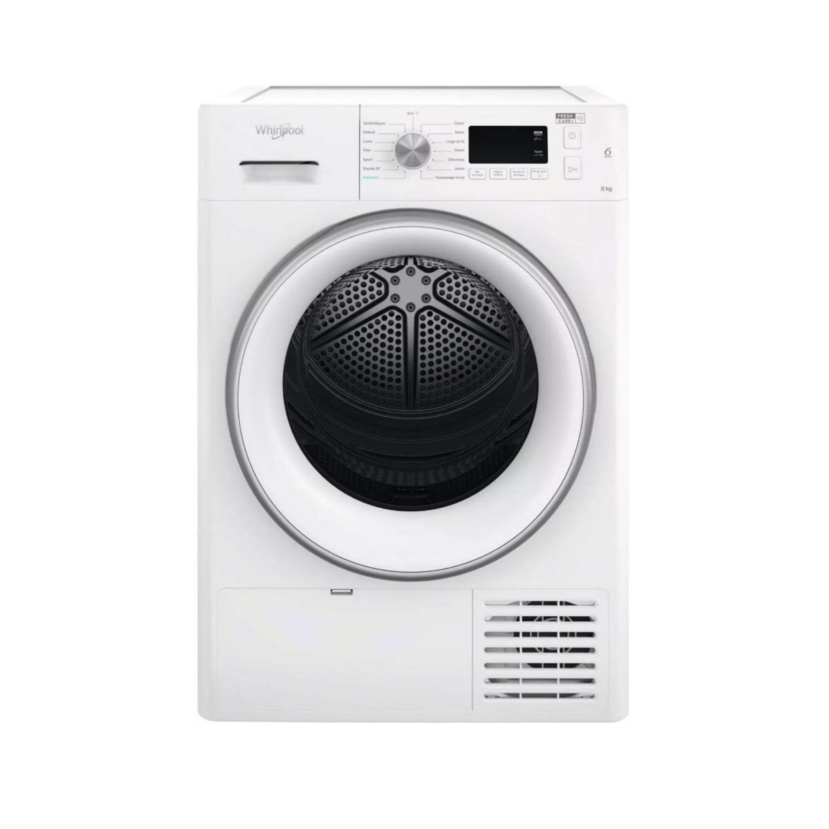 Whirlpool Sèche-linge pompe à chaleur 60cm 8kg blanc - FFTM1182WSFRR