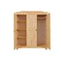 Voir la diapositive 6 : Armoire rustique en pin massif 3 portes  L150cm BASTIAN