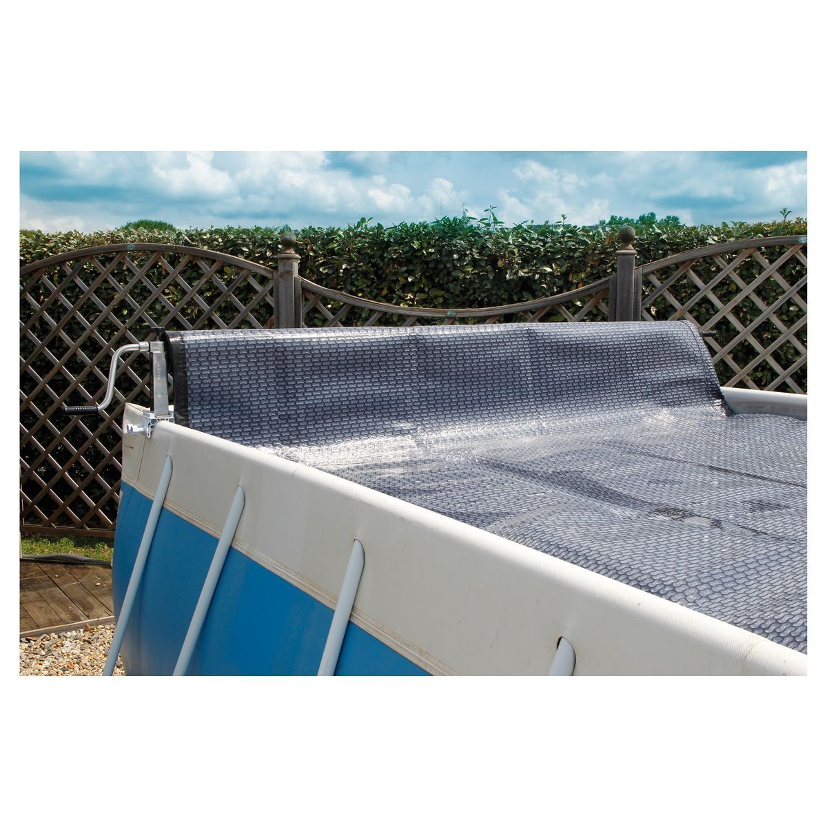 UBBINK Enrouleur bâche à bulles - Jusqu'à 5,50m - PREMIUM