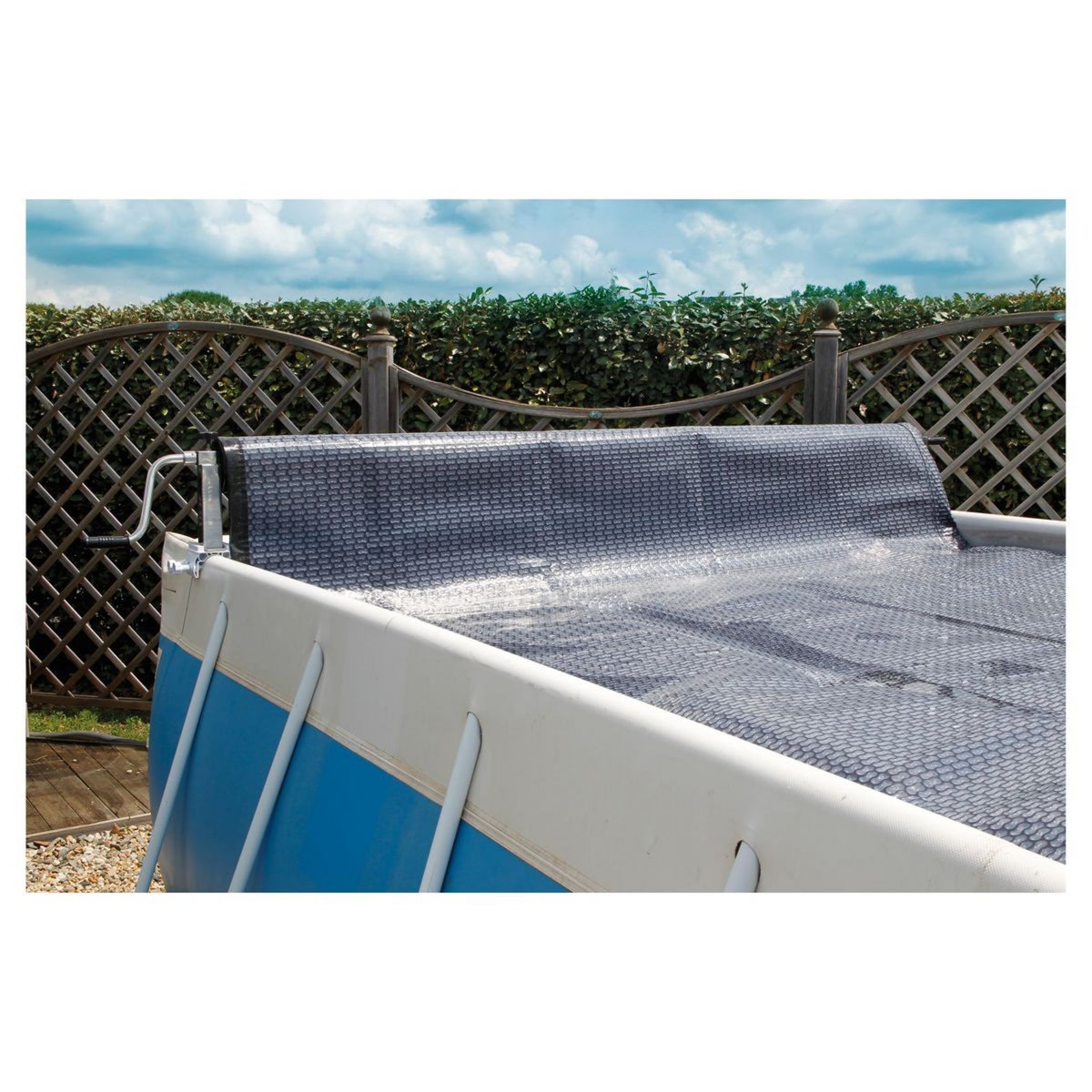 UBBINK Enrouleur bâche à bulles - Jusqu'à 5,50m - PREMIUM