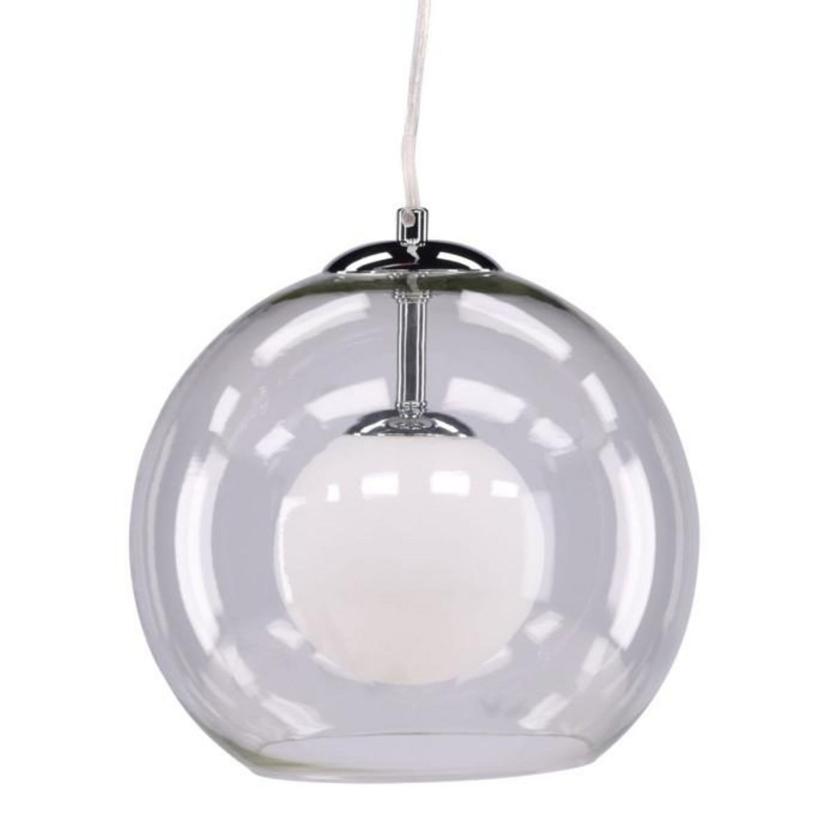 Paris Prix Lampe Suspension Design  Roche  25cm Transparent